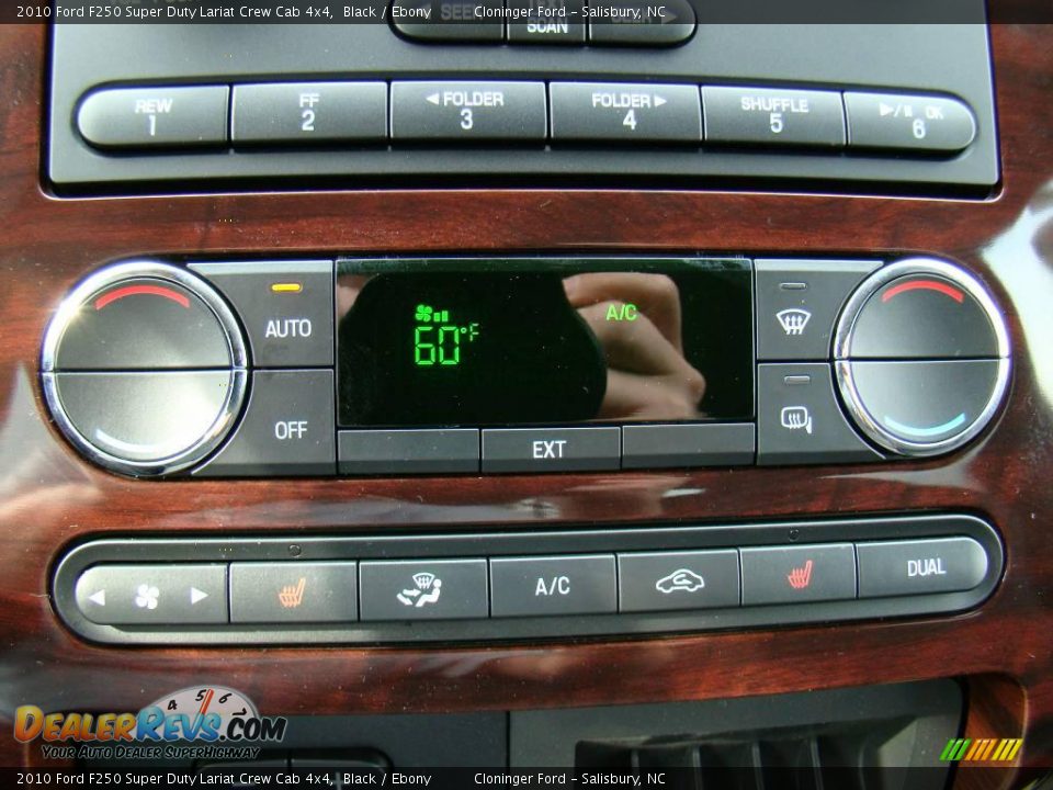 2010 Ford F250 Super Duty Lariat Crew Cab 4x4 Black / Ebony Photo #24