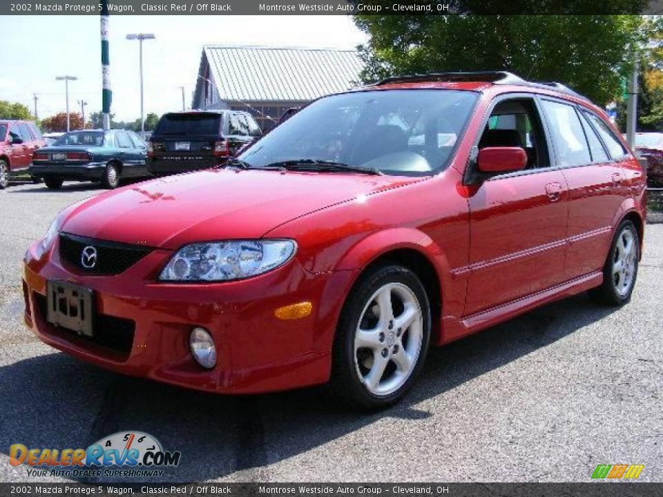 2002 Mazda Protege 5 Wagon Classic Red / Off Black Photo #1