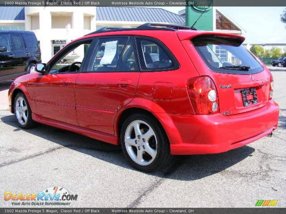 2002 Mazda Protege 5 Wagon Classic Red / Off Black Photo #3