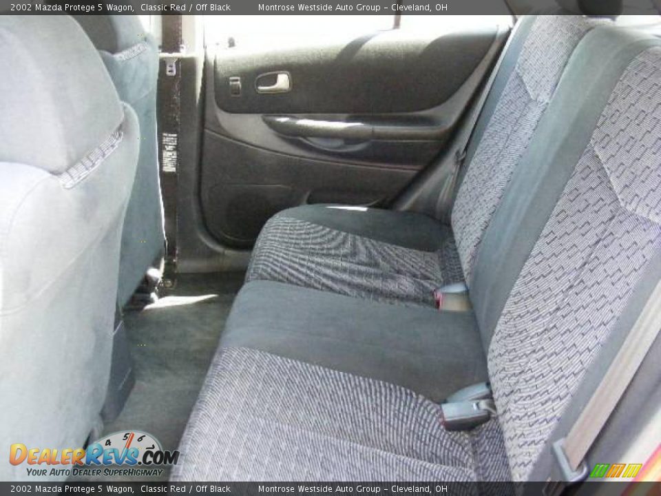 2002 Mazda Protege 5 Wagon Classic Red / Off Black Photo #11