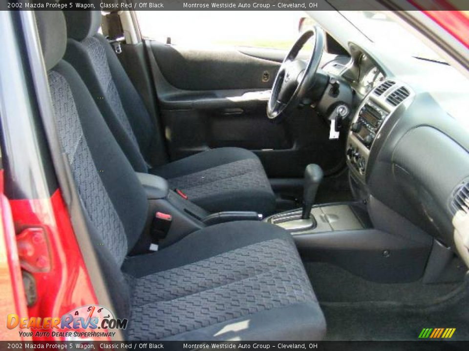 2002 Mazda Protege 5 Wagon Classic Red / Off Black Photo #13