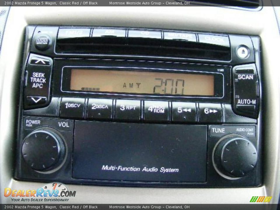 2002 Mazda Protege 5 Wagon Classic Red / Off Black Photo #19