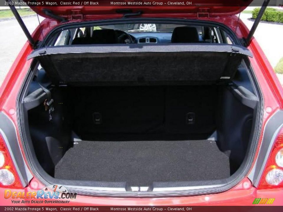 2002 Mazda Protege 5 Wagon Classic Red / Off Black Photo #23