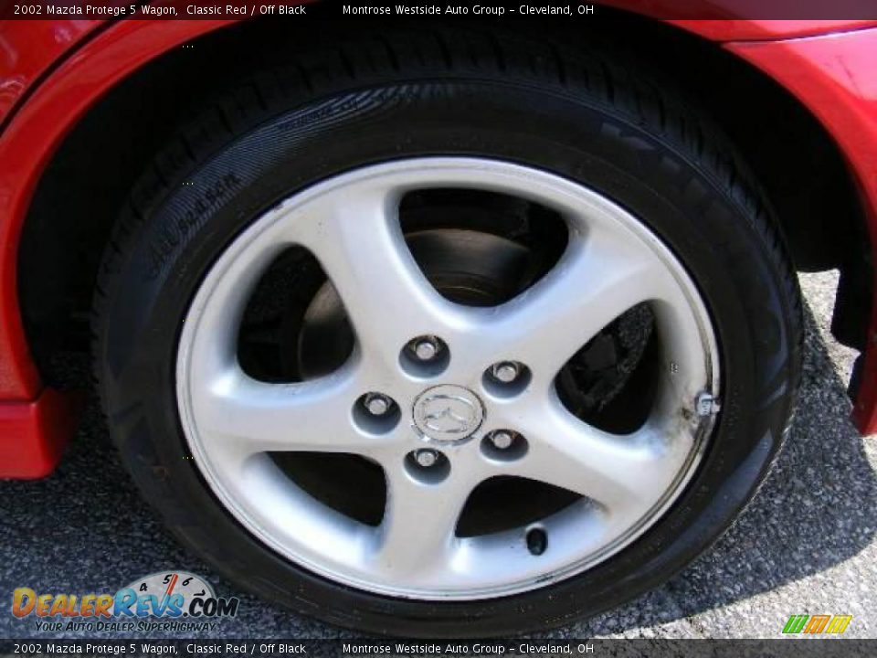 2002 Mazda Protege 5 Wagon Classic Red / Off Black Photo #24