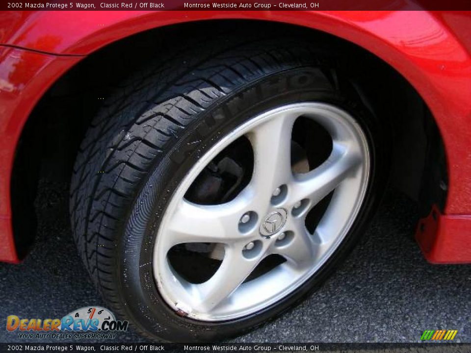 2002 Mazda Protege 5 Wagon Classic Red / Off Black Photo #25