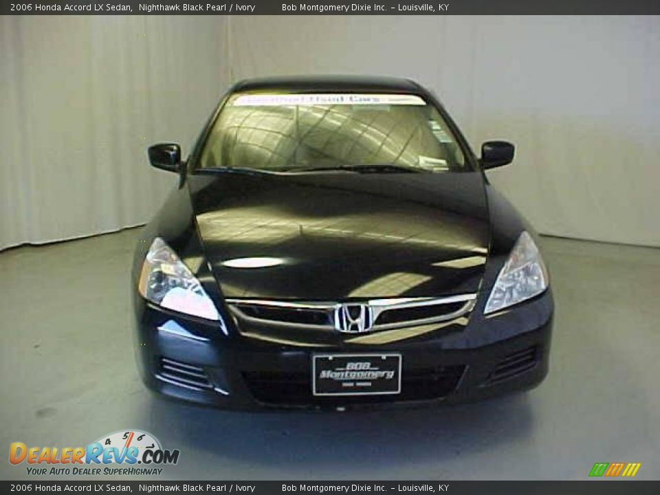 2006 Honda Accord LX Sedan Nighthawk Black Pearl / Ivory Photo #2
