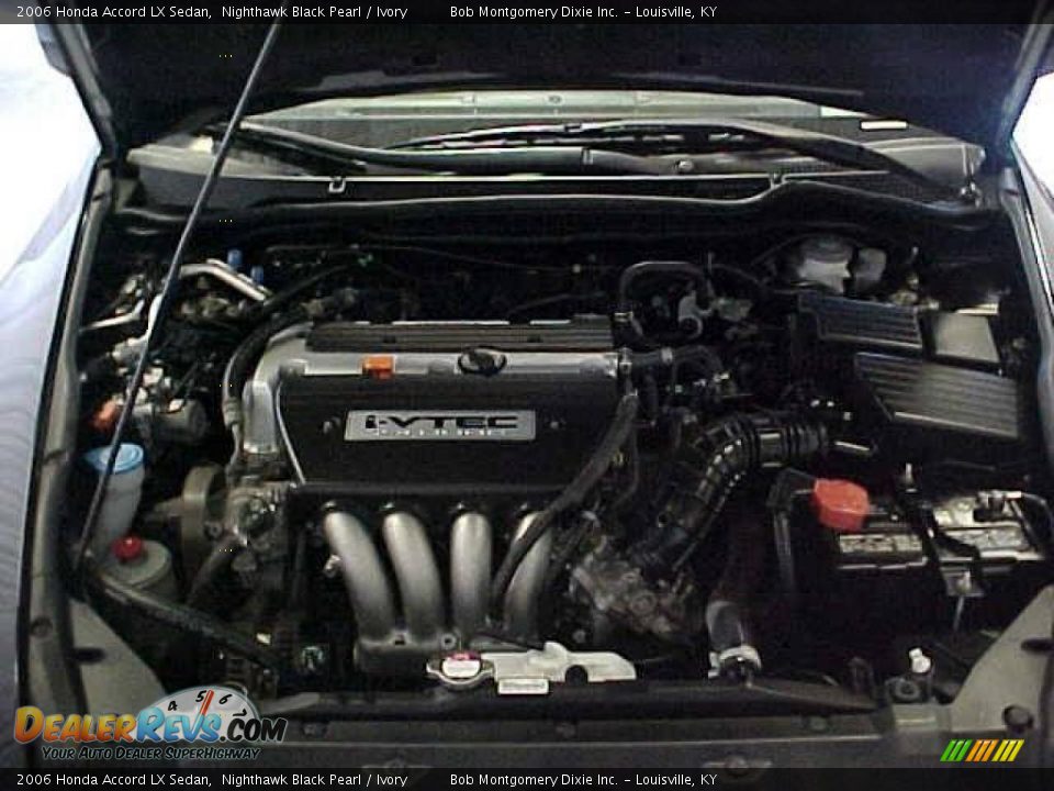 2006 Honda Accord LX Sedan Nighthawk Black Pearl / Ivory Photo #27