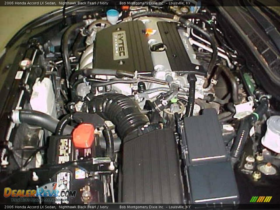 2006 Honda Accord LX Sedan Nighthawk Black Pearl / Ivory Photo #28