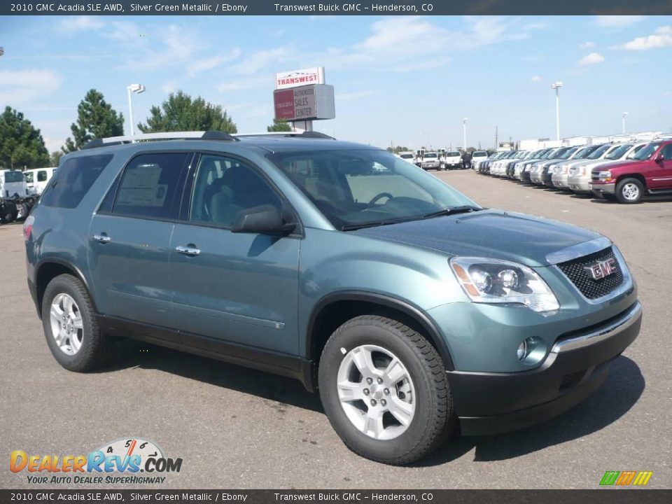 Gmc acadia silver green metallic #1