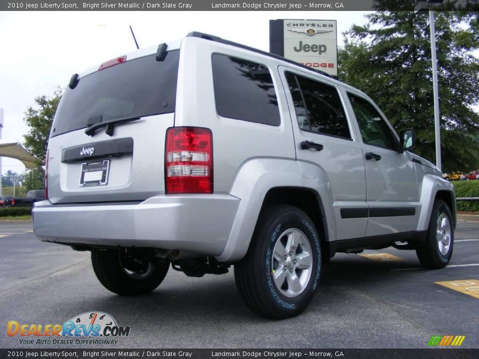 2010 Jeep Liberty Sport Bright Silver Metallic / Dark Slate Gray Photo #3