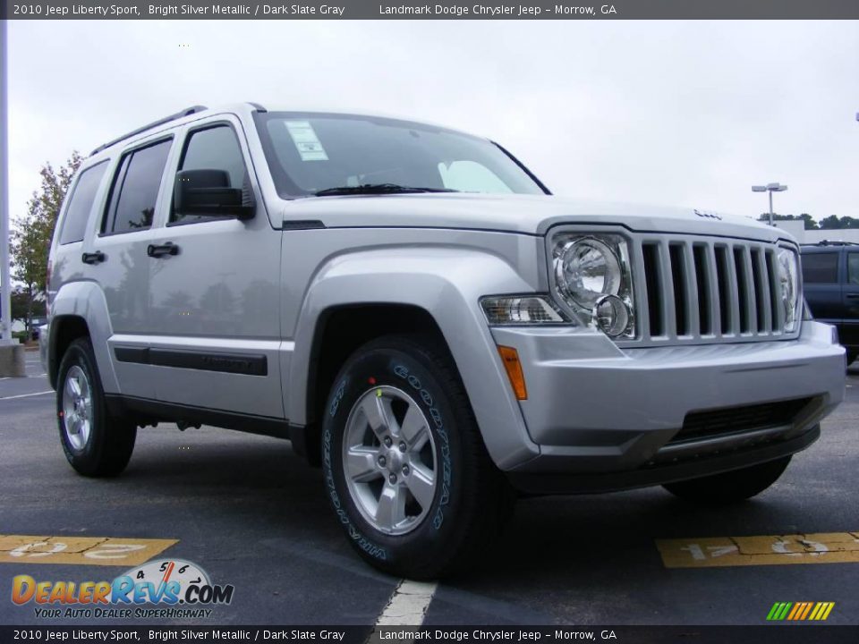 2010 Jeep Liberty Sport Bright Silver Metallic / Dark Slate Gray Photo #4
