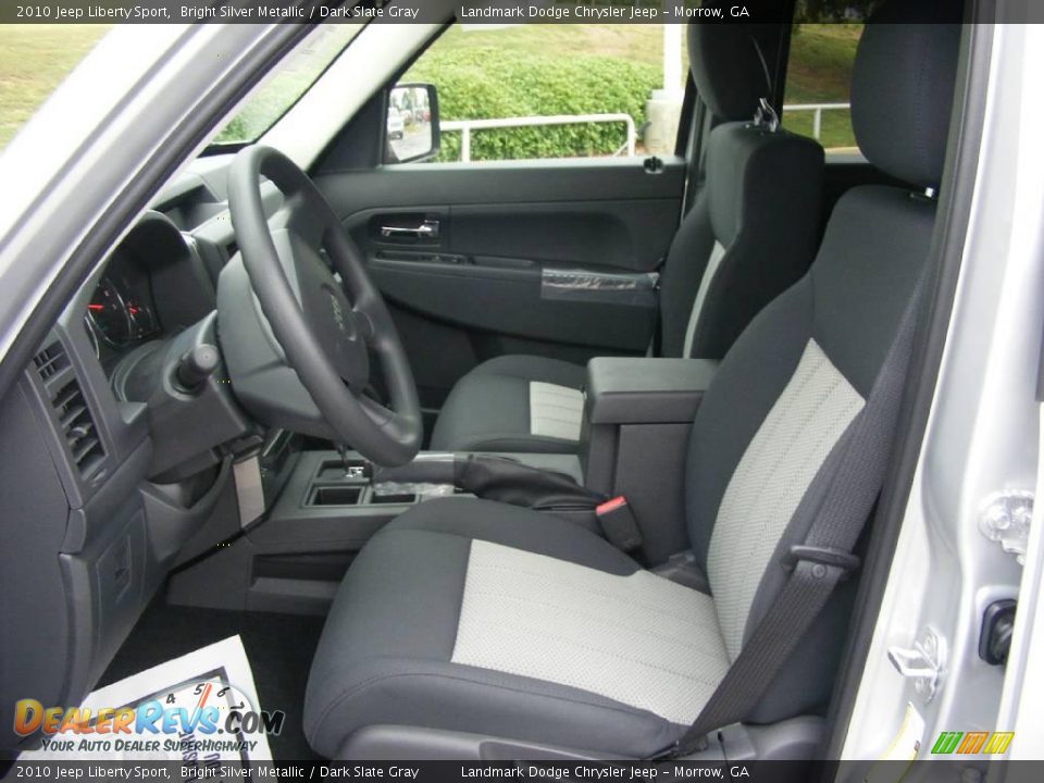 2010 Jeep Liberty Sport Bright Silver Metallic / Dark Slate Gray Photo #6