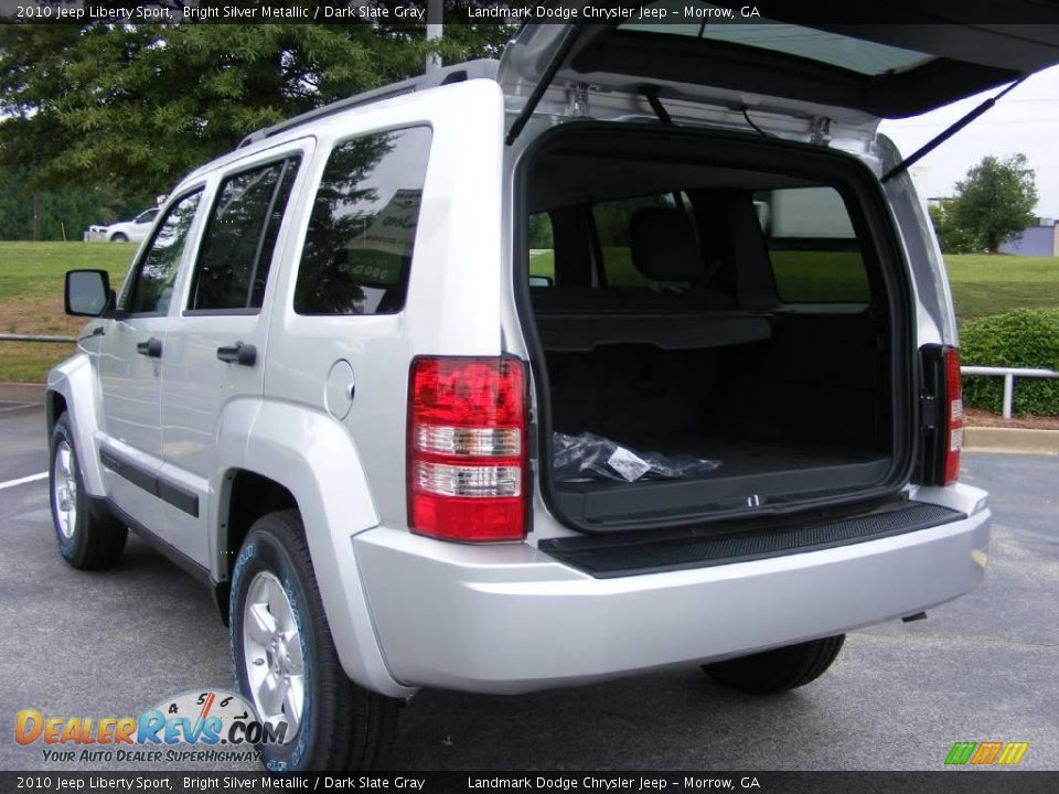 2010 Jeep Liberty Sport Bright Silver Metallic / Dark Slate Gray Photo #8