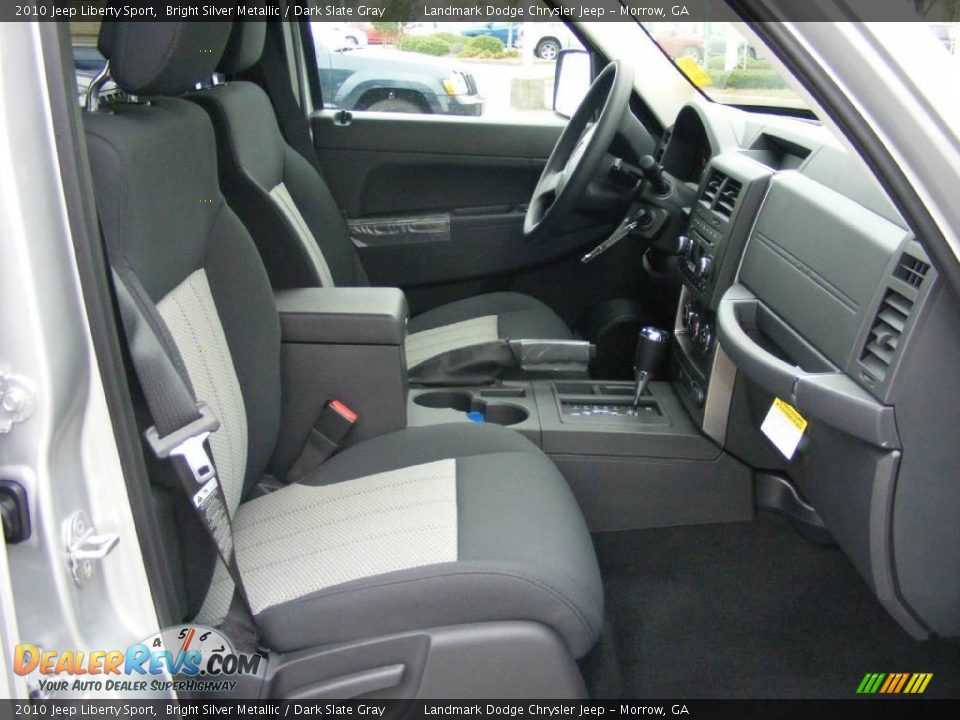 2010 Jeep Liberty Sport Bright Silver Metallic / Dark Slate Gray Photo #10