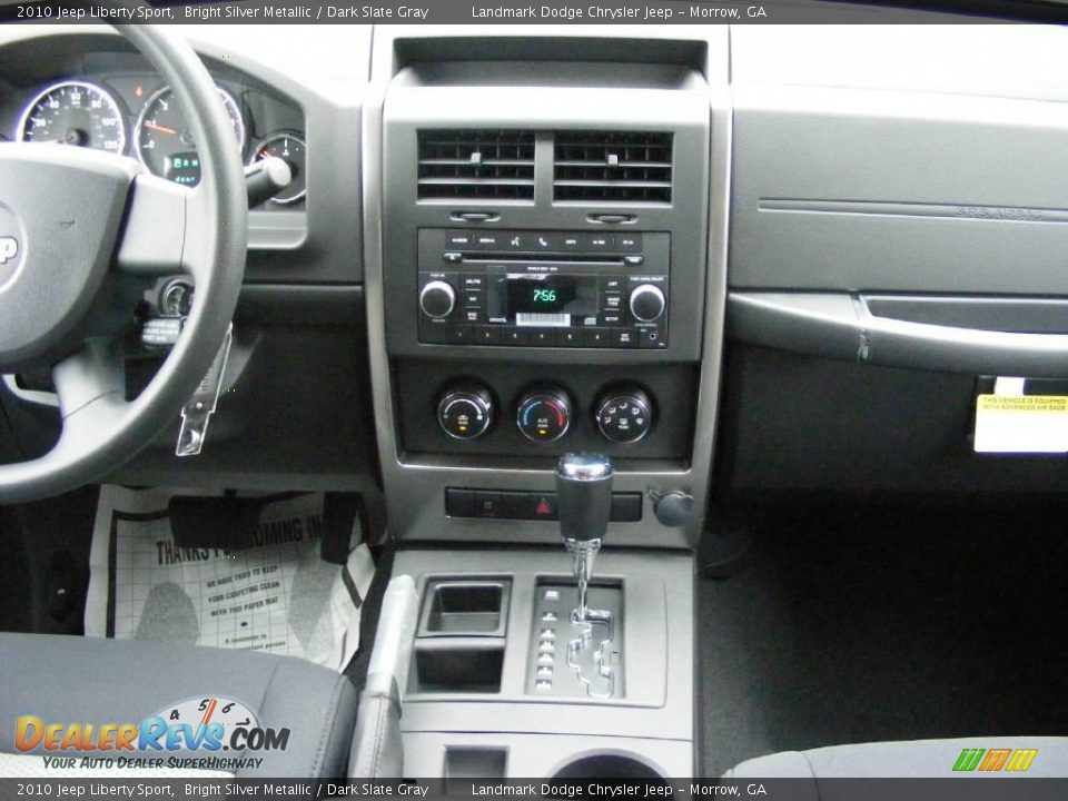 2010 Jeep Liberty Sport Bright Silver Metallic / Dark Slate Gray Photo #11