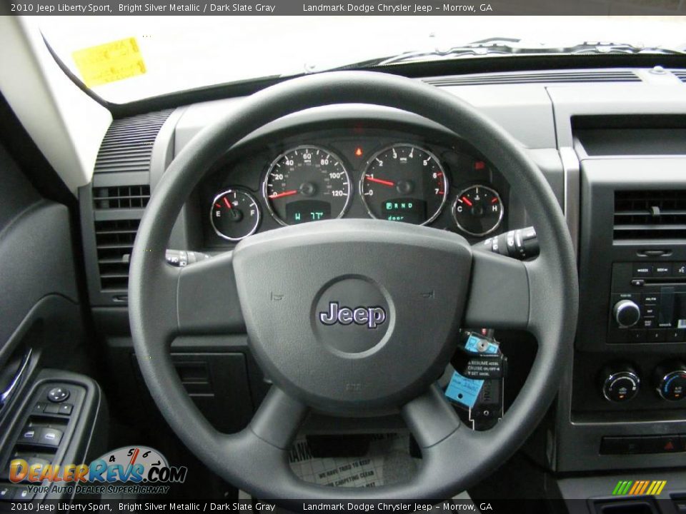 2010 Jeep Liberty Sport Bright Silver Metallic / Dark Slate Gray Photo #12