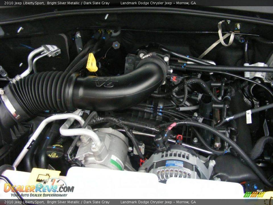 2010 Jeep Liberty Sport Bright Silver Metallic / Dark Slate Gray Photo #13