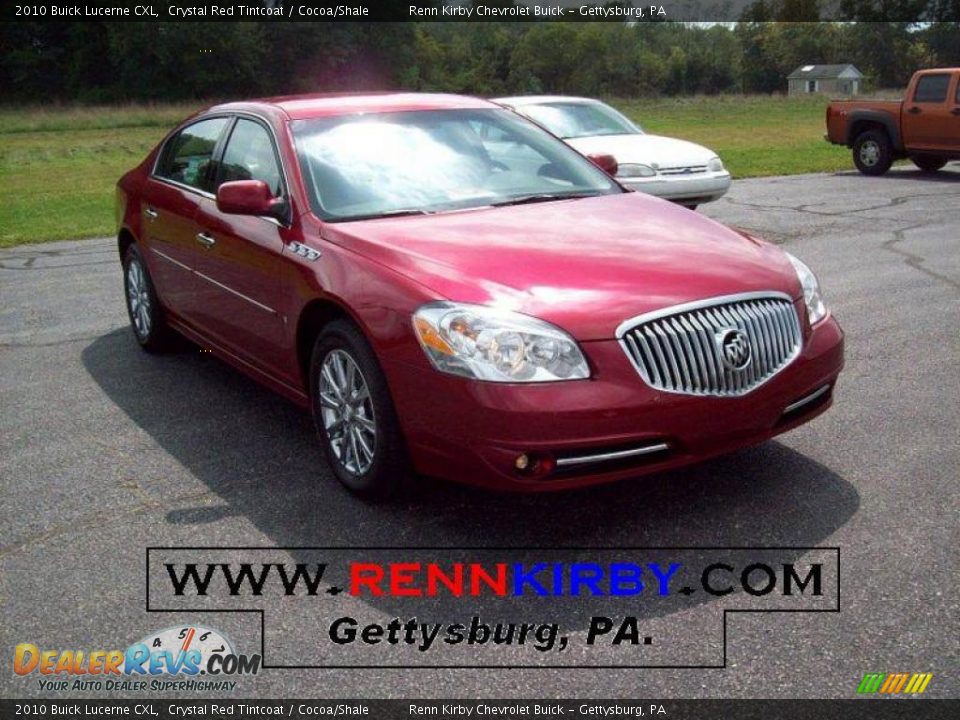 2010 Buick Lucerne CXL Crystal Red Tintcoat / Cocoa/Shale Photo #1