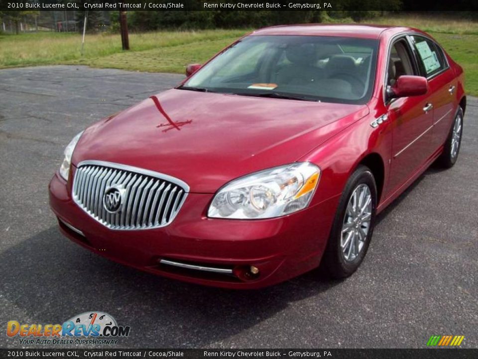 2010 Buick Lucerne CXL Crystal Red Tintcoat / Cocoa/Shale Photo #2