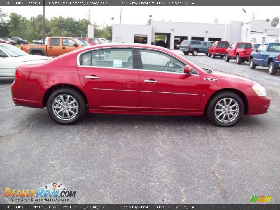 2010 Buick Lucerne CXL Crystal Red Tintcoat / Cocoa/Shale Photo #5