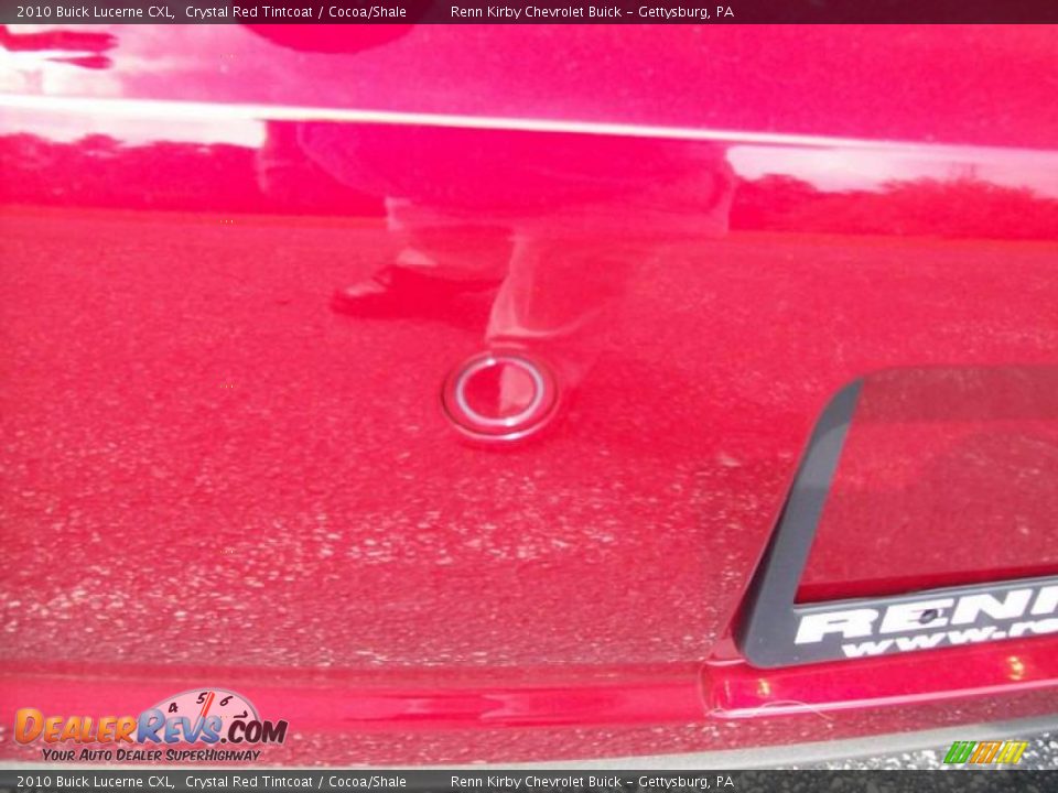 2010 Buick Lucerne CXL Crystal Red Tintcoat / Cocoa/Shale Photo #9