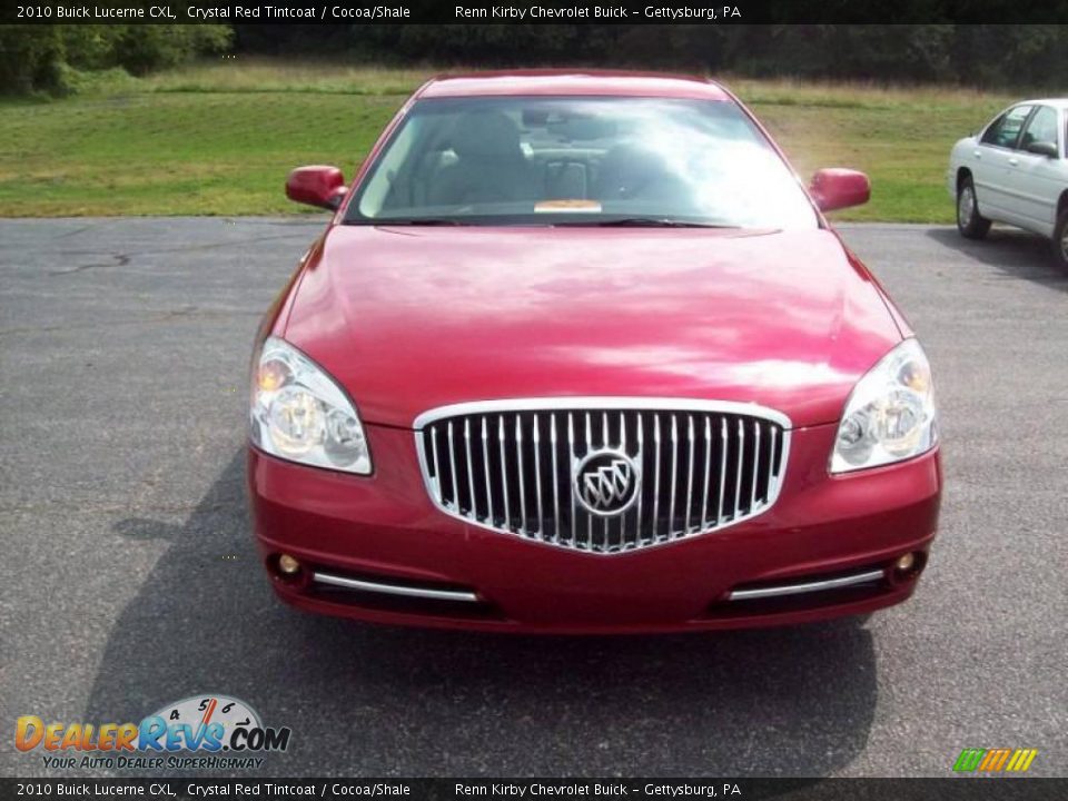 2010 Buick Lucerne CXL Crystal Red Tintcoat / Cocoa/Shale Photo #10