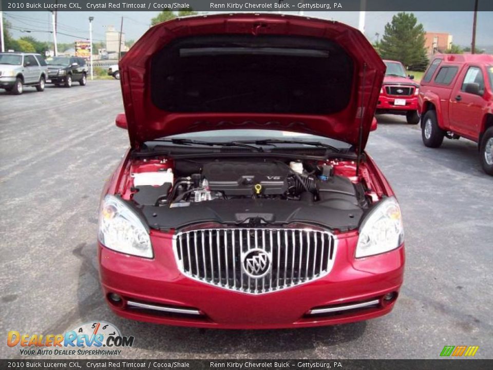 2010 Buick Lucerne CXL Crystal Red Tintcoat / Cocoa/Shale Photo #12