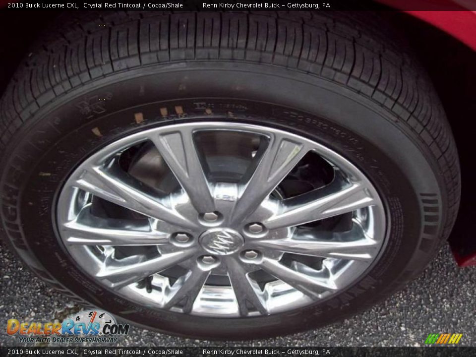 2010 Buick Lucerne CXL Crystal Red Tintcoat / Cocoa/Shale Photo #13