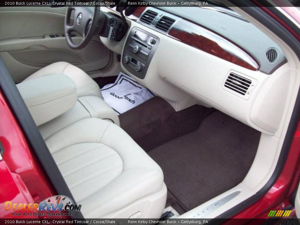 2010 Buick Lucerne CXL Crystal Red Tintcoat / Cocoa/Shale Photo #14