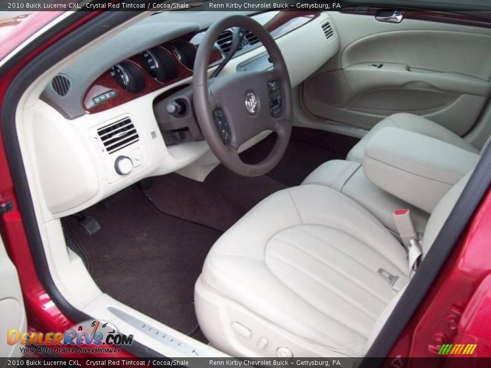 2010 Buick Lucerne CXL Crystal Red Tintcoat / Cocoa/Shale Photo #17