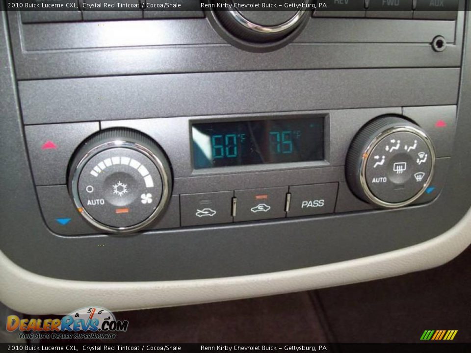 2010 Buick Lucerne CXL Crystal Red Tintcoat / Cocoa/Shale Photo #19