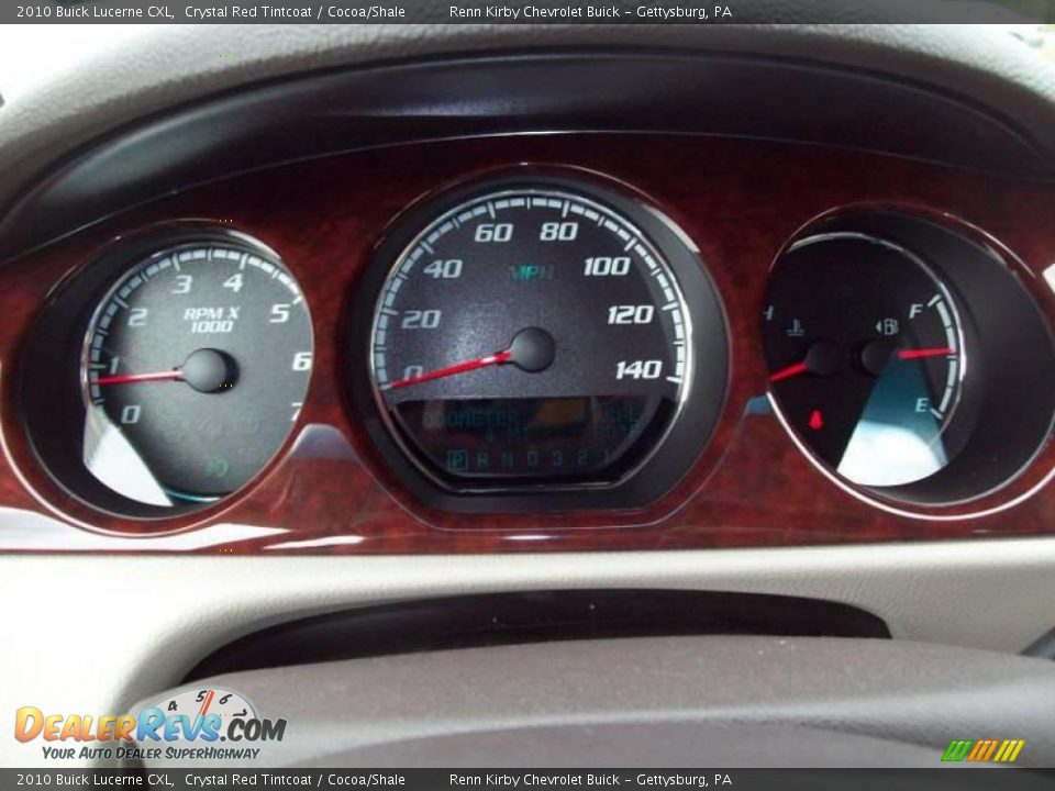 2010 Buick Lucerne CXL Crystal Red Tintcoat / Cocoa/Shale Photo #21