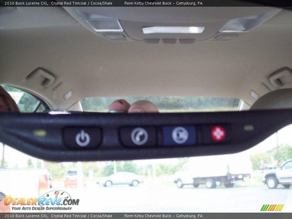 2010 Buick Lucerne CXL Crystal Red Tintcoat / Cocoa/Shale Photo #22