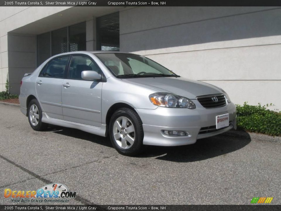 2005 Toyota Corolla S Silver Streak Mica / Light Gray Photo #1
