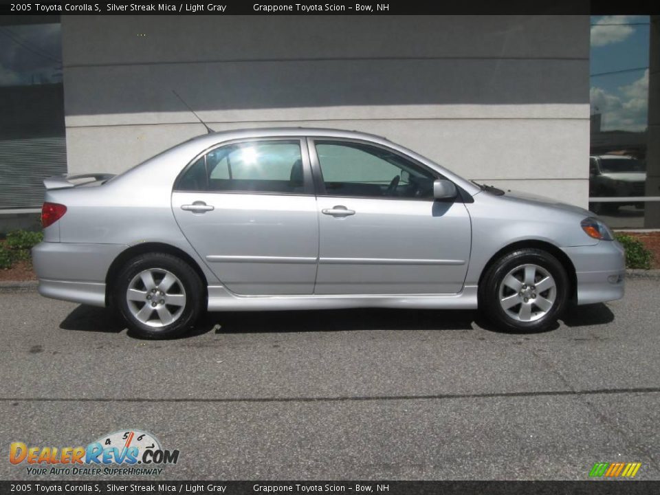2005 Toyota Corolla S Silver Streak Mica / Light Gray Photo #2