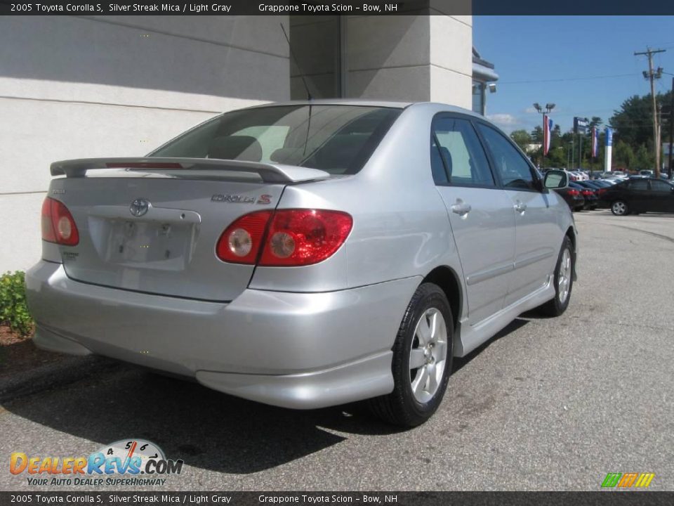 2005 Toyota Corolla S Silver Streak Mica / Light Gray Photo #3