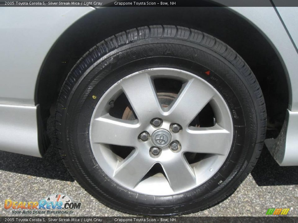 2005 Toyota Corolla S Silver Streak Mica / Light Gray Photo #4