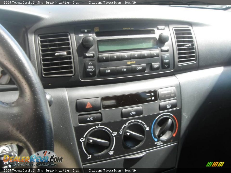 2005 Toyota Corolla S Silver Streak Mica / Light Gray Photo #8