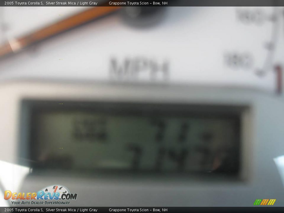 2005 Toyota Corolla S Silver Streak Mica / Light Gray Photo #9