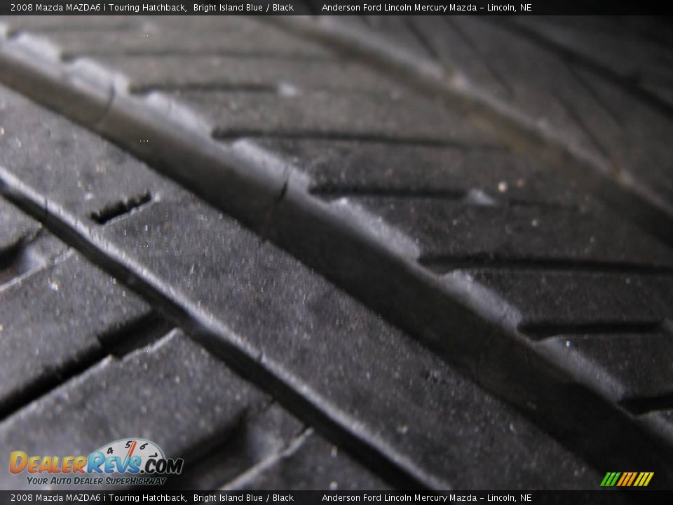 2008 Mazda MAZDA6 i Touring Hatchback Bright Island Blue / Black Photo #12