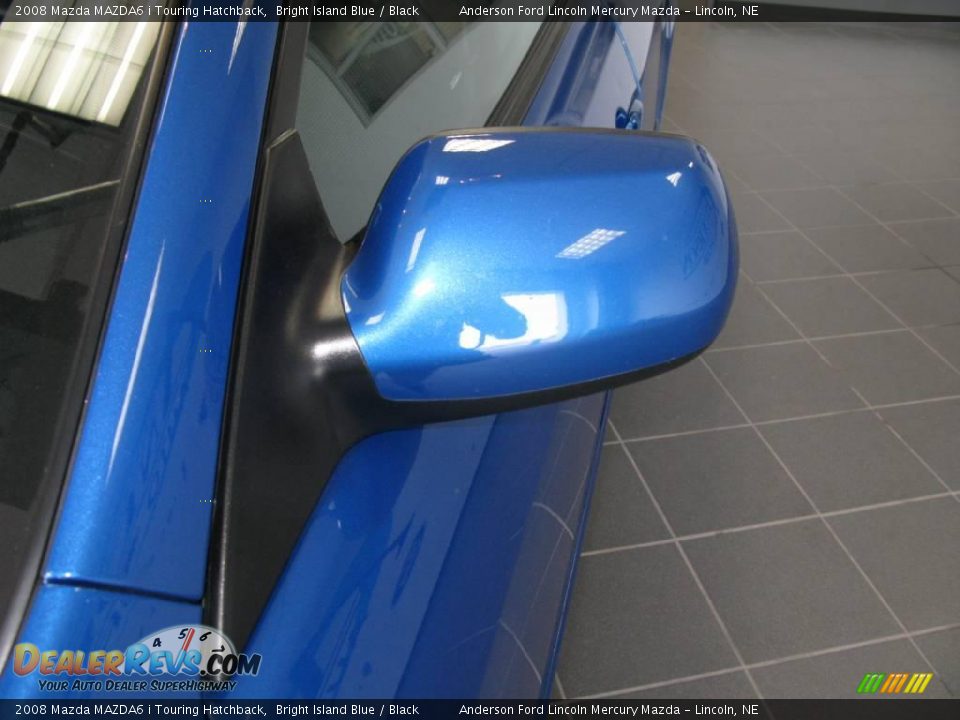 2008 Mazda MAZDA6 i Touring Hatchback Bright Island Blue / Black Photo #13