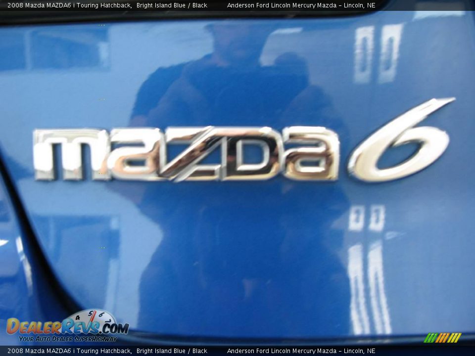 2008 Mazda MAZDA6 i Touring Hatchback Bright Island Blue / Black Photo #17