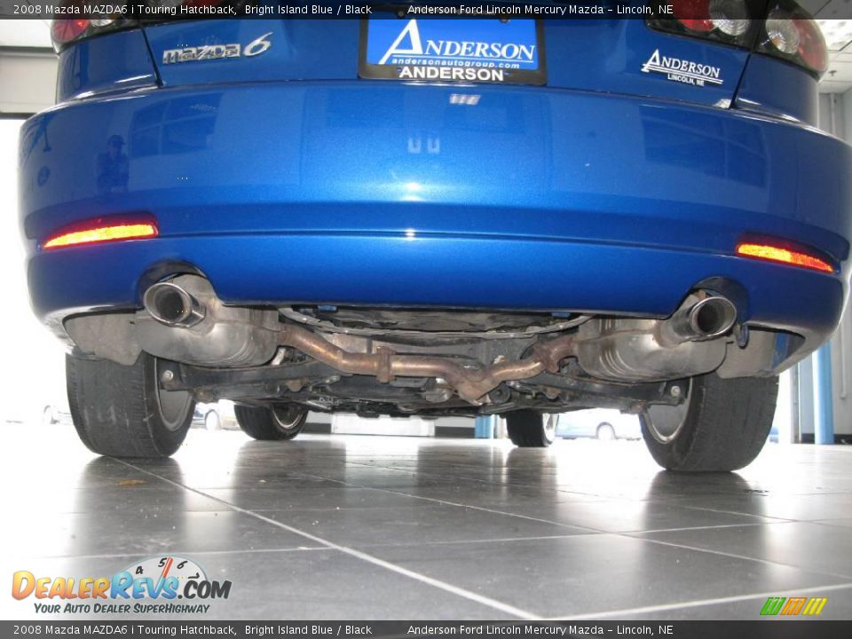 2008 Mazda MAZDA6 i Touring Hatchback Bright Island Blue / Black Photo #18