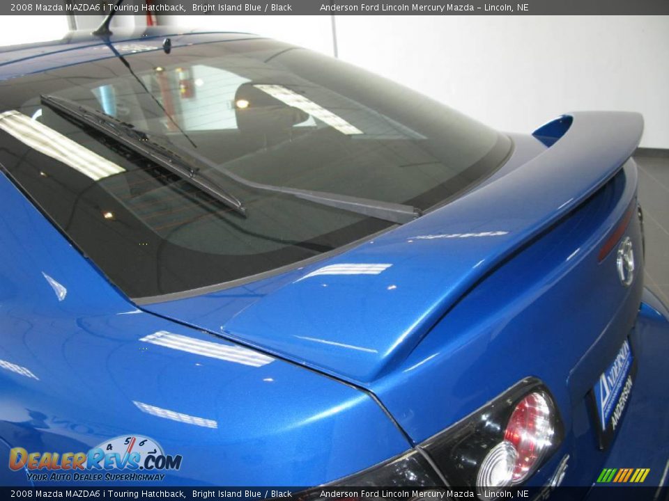 2008 Mazda MAZDA6 i Touring Hatchback Bright Island Blue / Black Photo #19