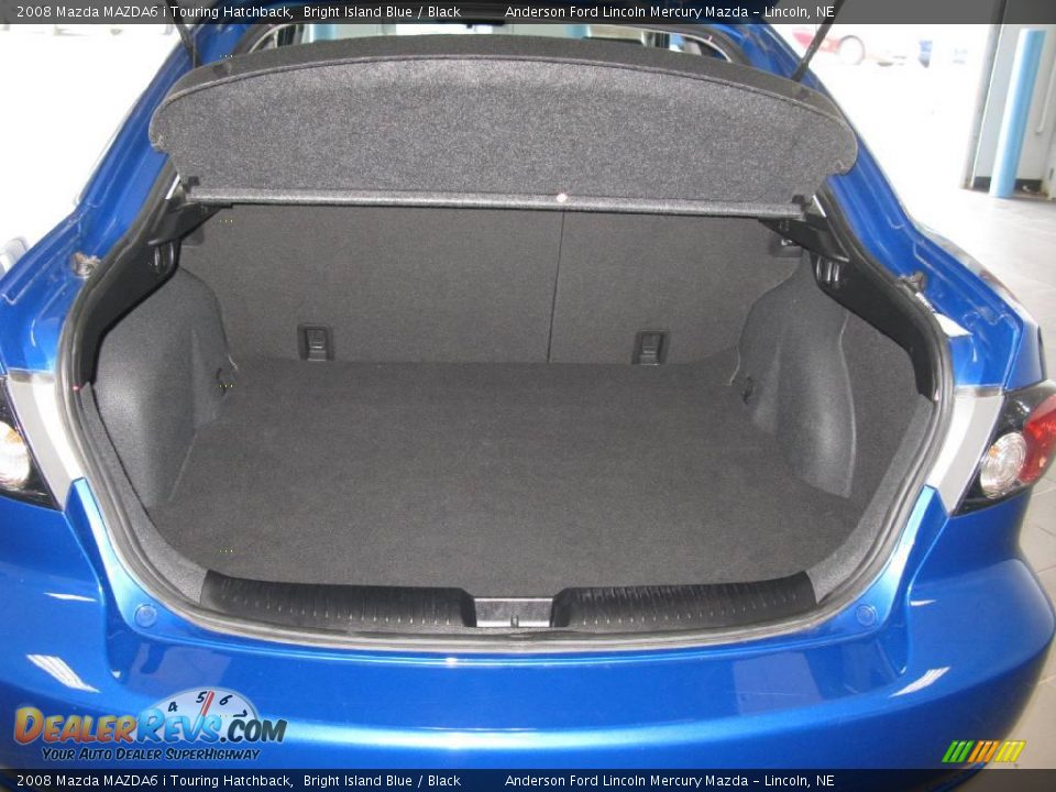 2008 Mazda MAZDA6 i Touring Hatchback Bright Island Blue / Black Photo #25