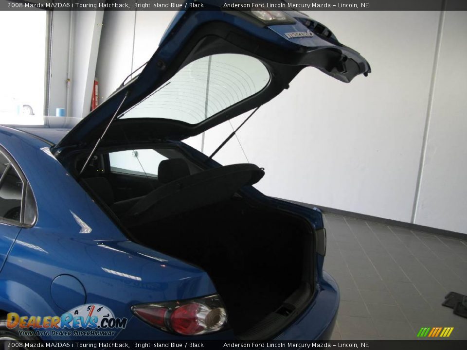 2008 Mazda MAZDA6 i Touring Hatchback Bright Island Blue / Black Photo #26
