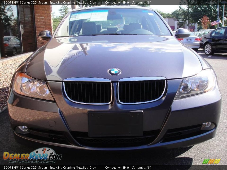 2006 BMW 3 Series 325i Sedan Sparkling Graphite Metallic / Grey Photo #2