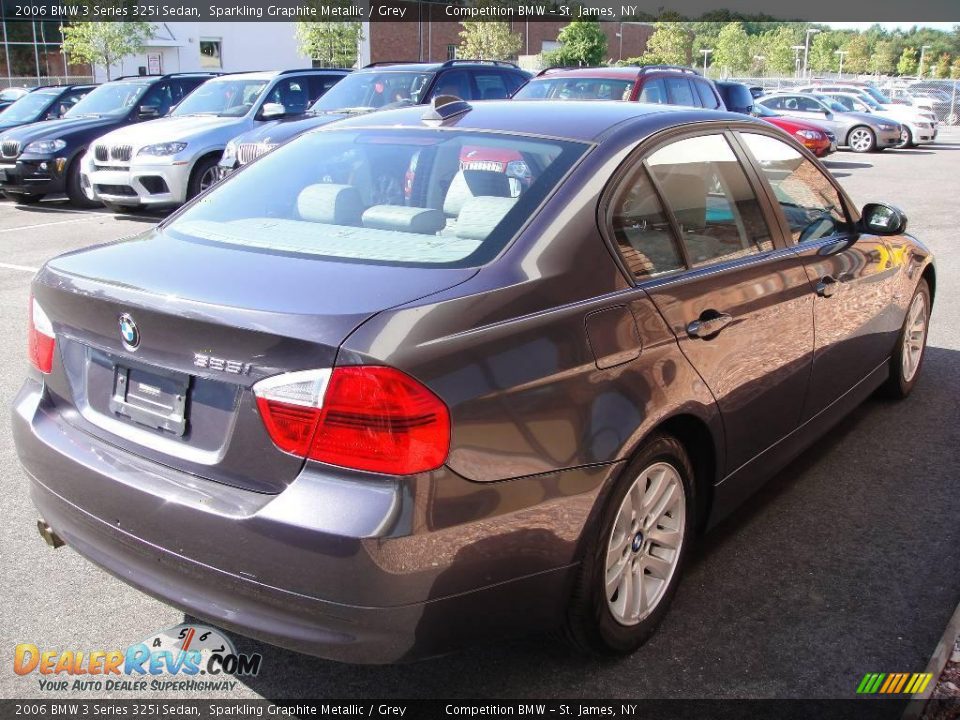 2006 BMW 3 Series 325i Sedan Sparkling Graphite Metallic / Grey Photo #6