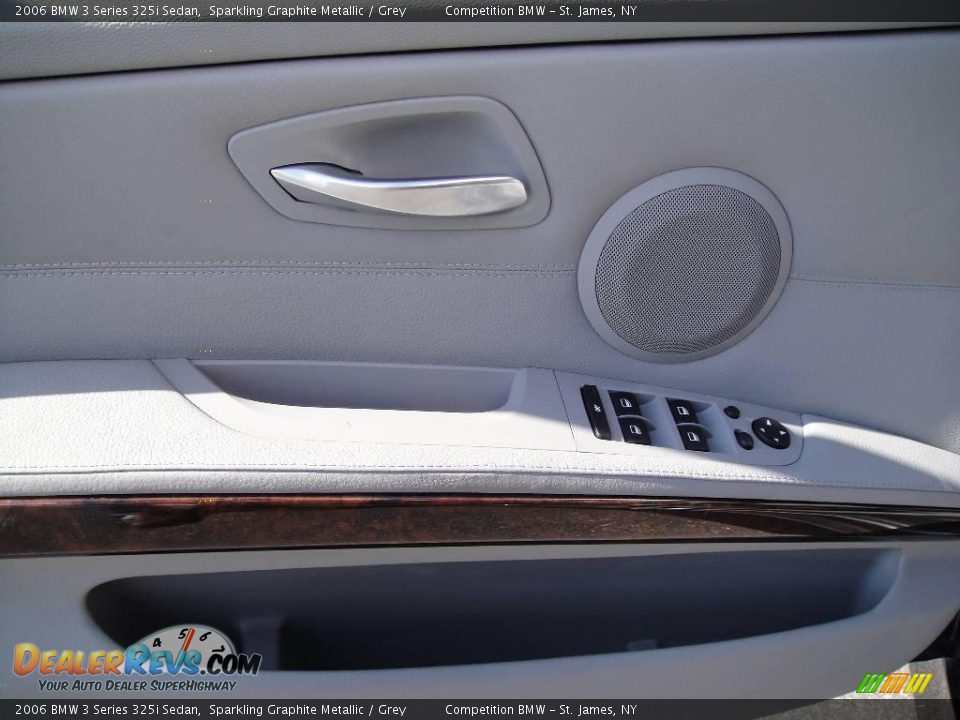 2006 BMW 3 Series 325i Sedan Sparkling Graphite Metallic / Grey Photo #7