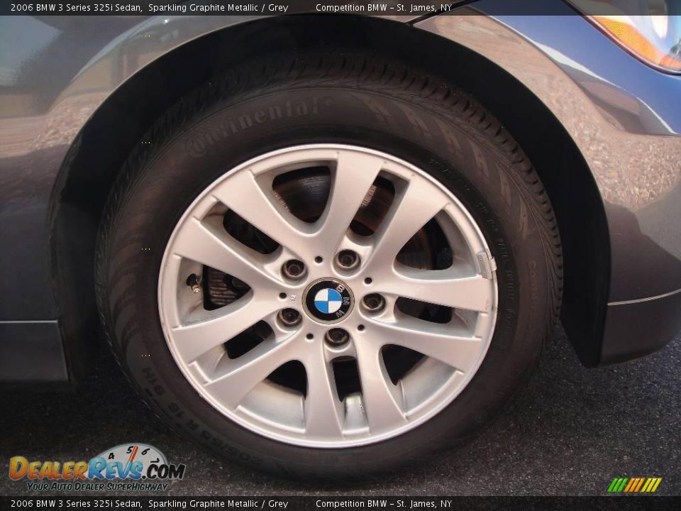 2006 BMW 3 Series 325i Sedan Sparkling Graphite Metallic / Grey Photo #8